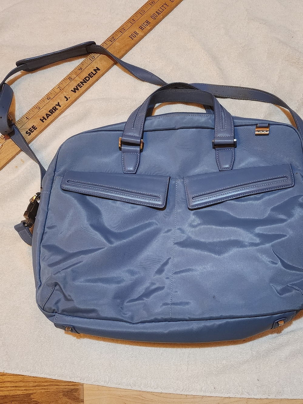Tumi Computer Bag Ladies Blue - Picture 2 of 16